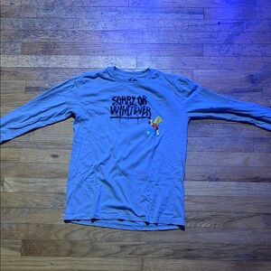 Sorry or Whatever Graphic Long Sleeve Shirt